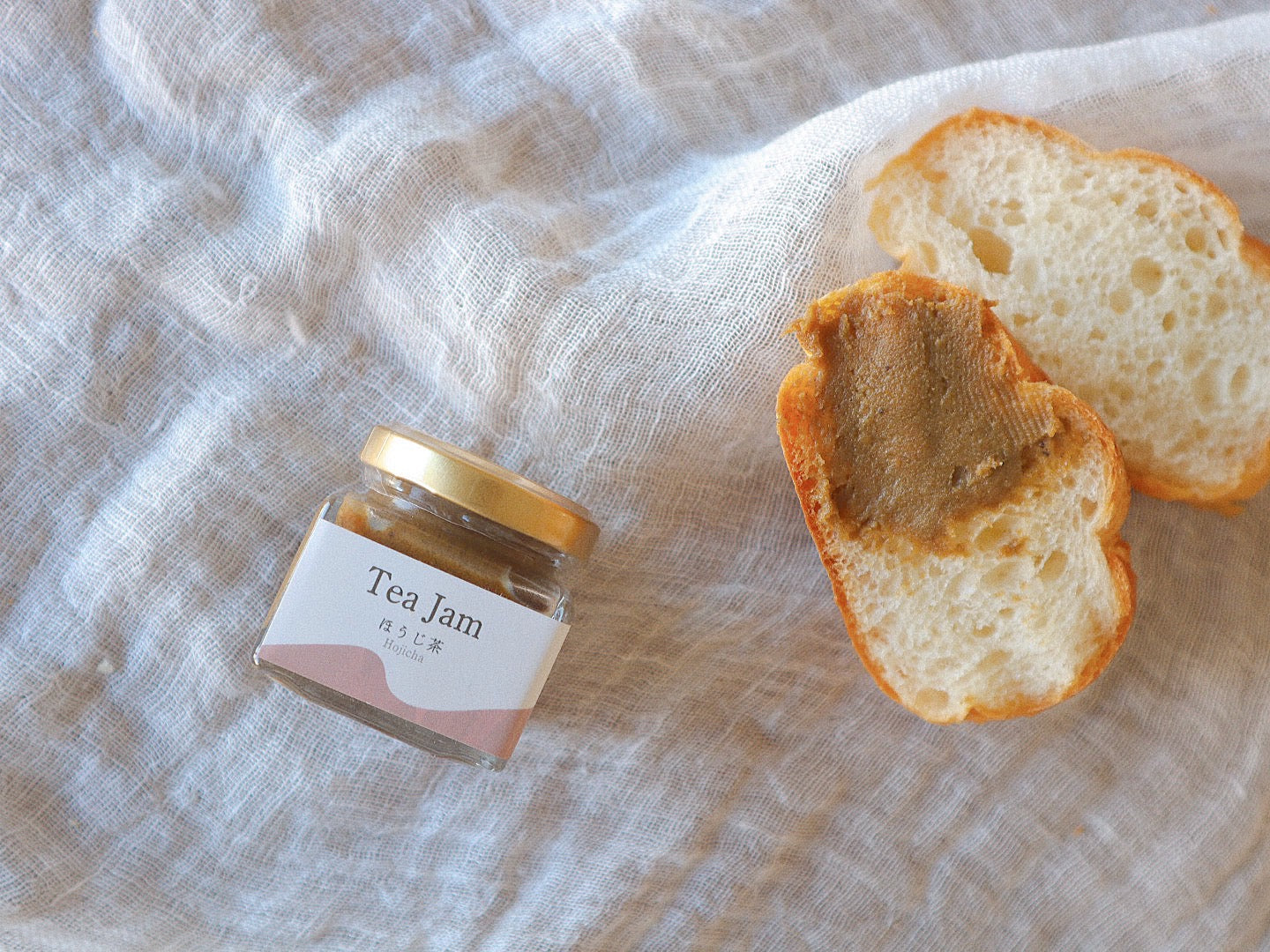 ZIPで紹介!ミニジャム2種とティーバッグ【お茶のミルクジャム(抹茶+煎茶)/ほうじ茶のミルクジャム/深蒸し茶ティーバッグ】