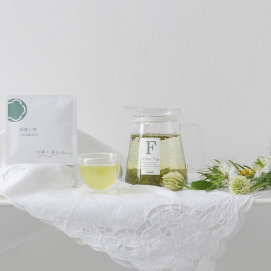 トップポット450ml+深蒸し茶(リーフ)10g
