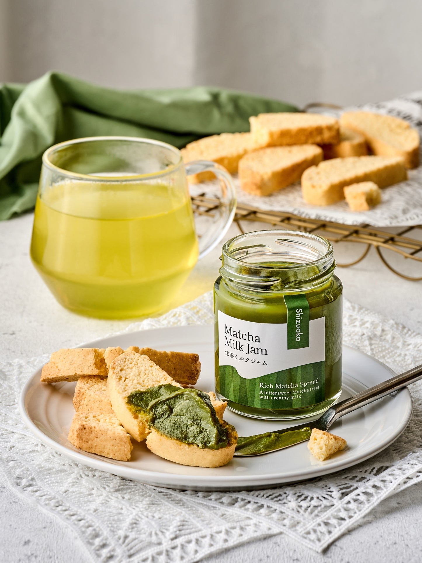 ZIPで紹介！お茶のミルクジャム(抹茶＋煎茶)